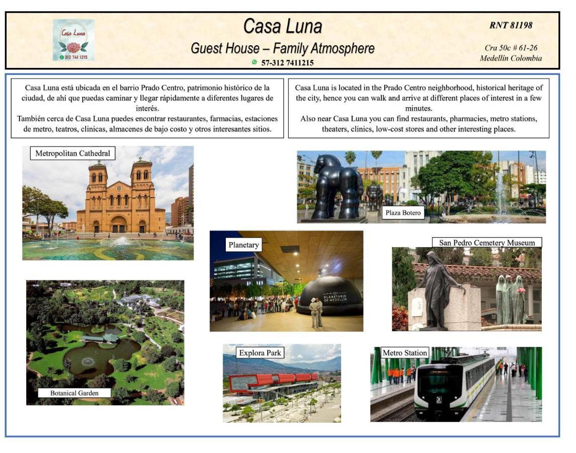 Casa Luna -Estrategica Ubicacion- Медельин Экстерьер фото