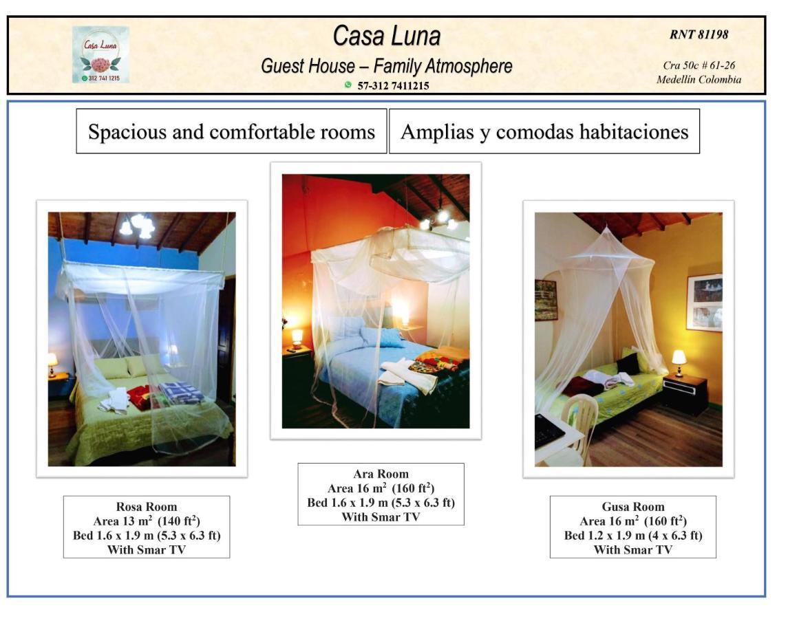 Casa Luna -Estrategica Ubicacion- Медельин Экстерьер фото